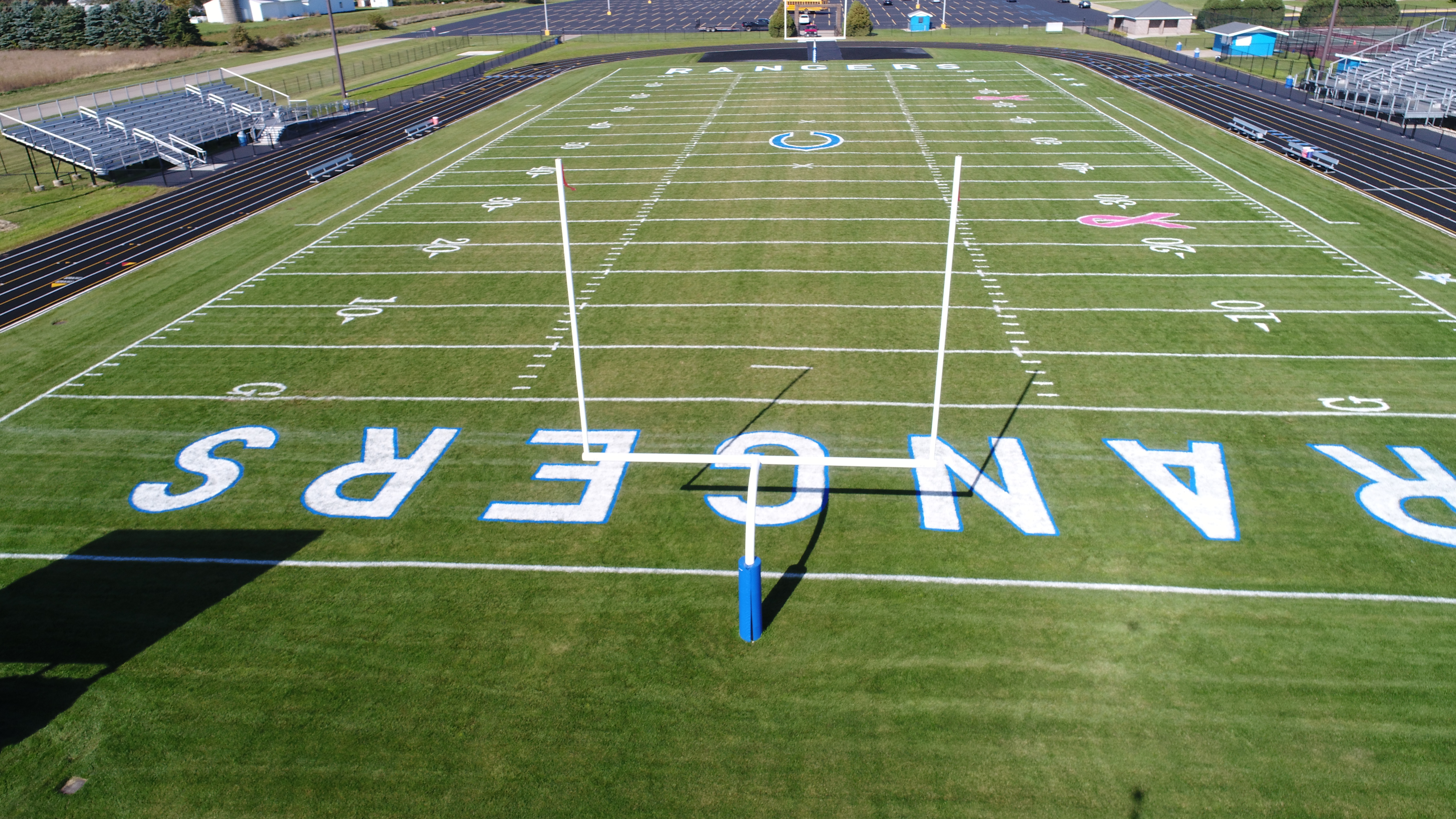 16' Block End Zone Letter Stencils