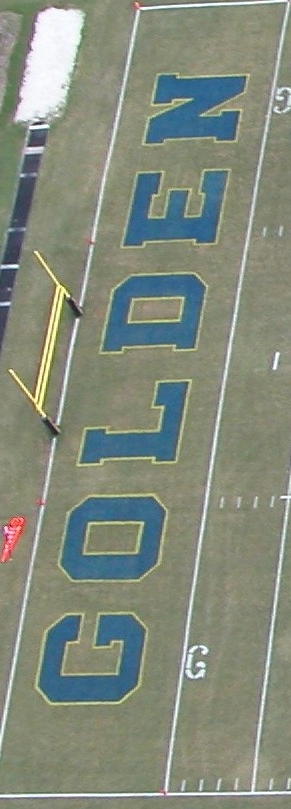 Football Field End Zone Stencils & Letter Stencils