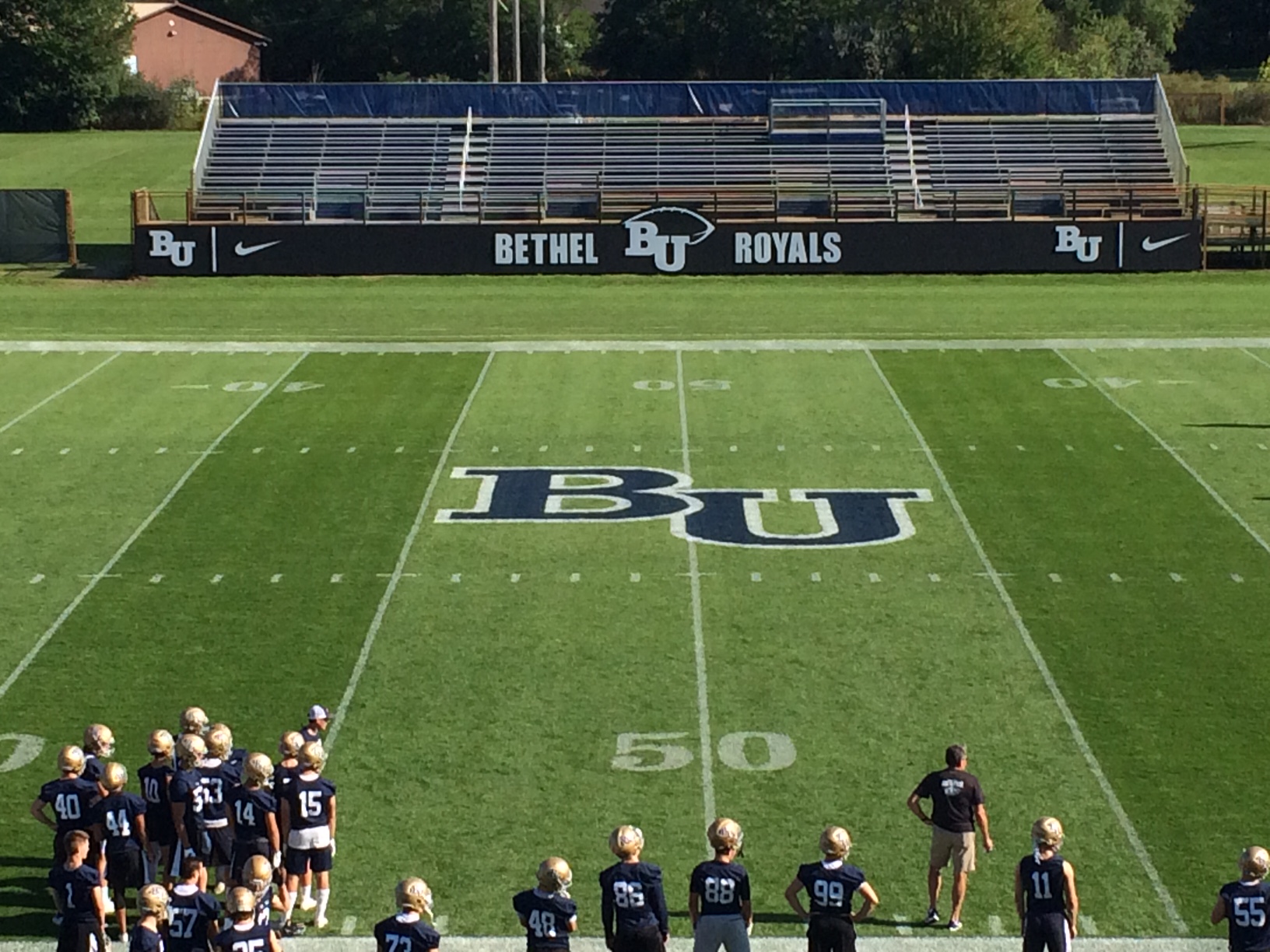 Football Midfield Logo Stencil 