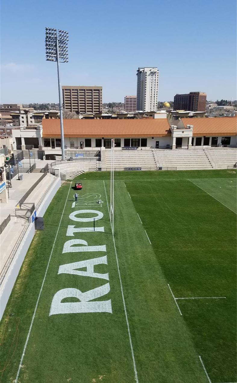 Football Field End Zone Stencils & Letter Stencils