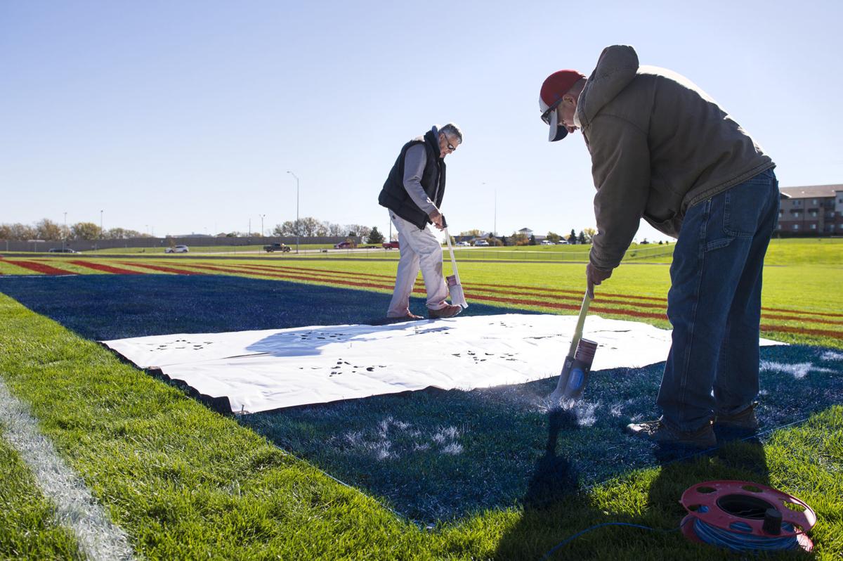 Football Field End Zone Stencils & Letter Stencils