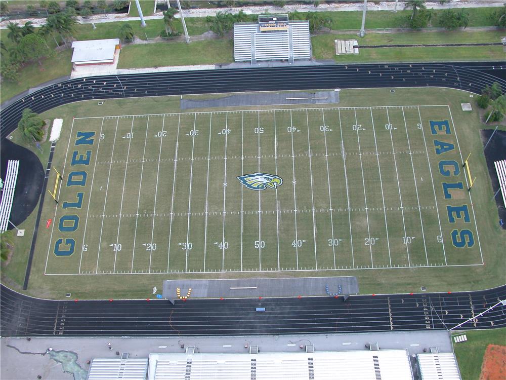 Football Midfield Logo Stencil 