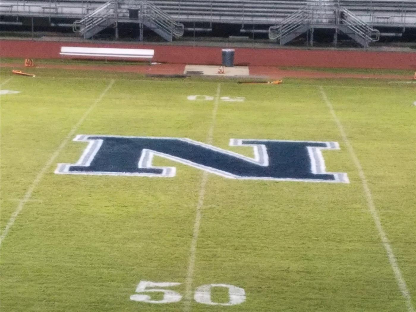 Football Midfield Logo Stencil 