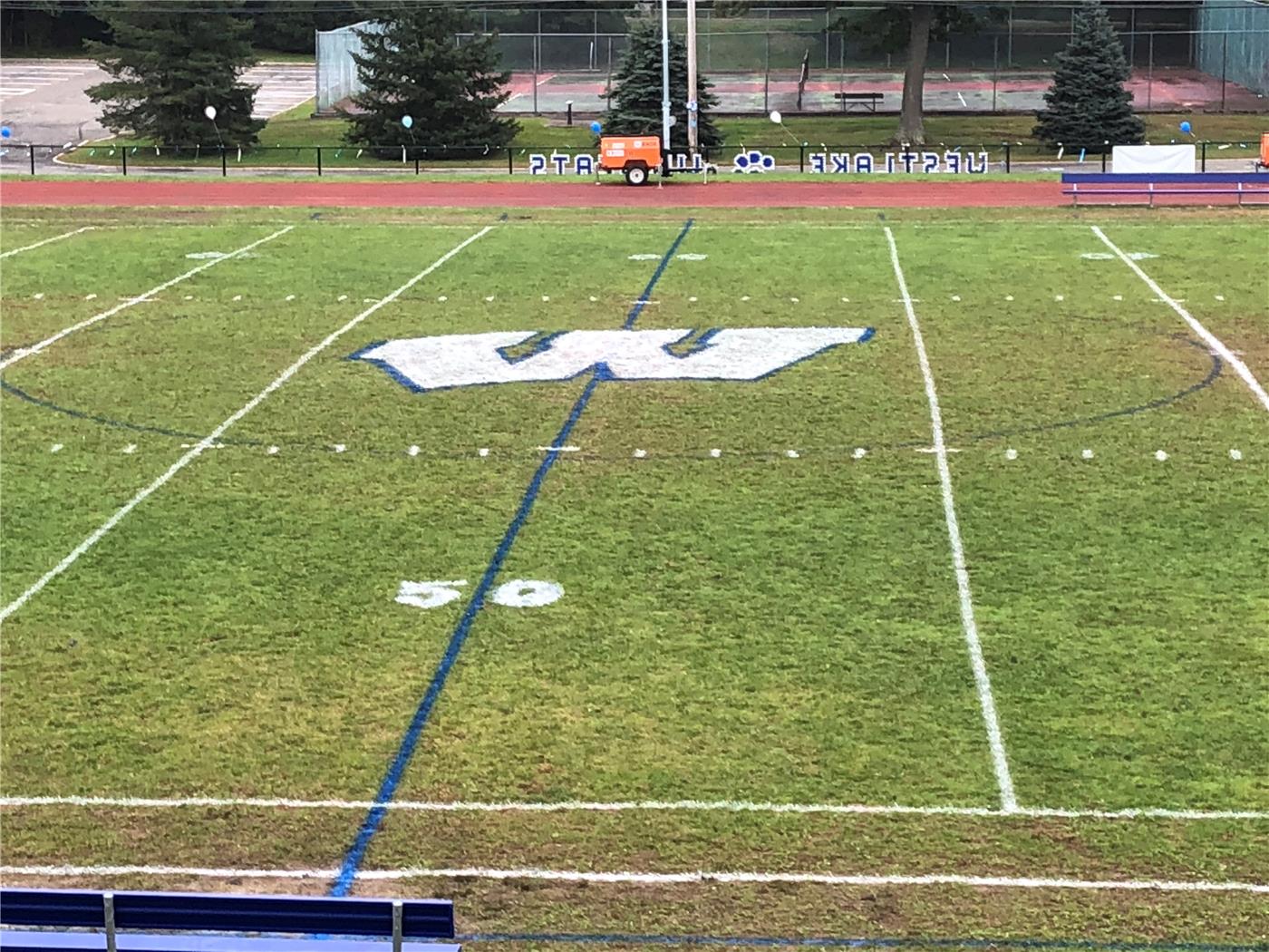 Football Midfield Logo Stencil 