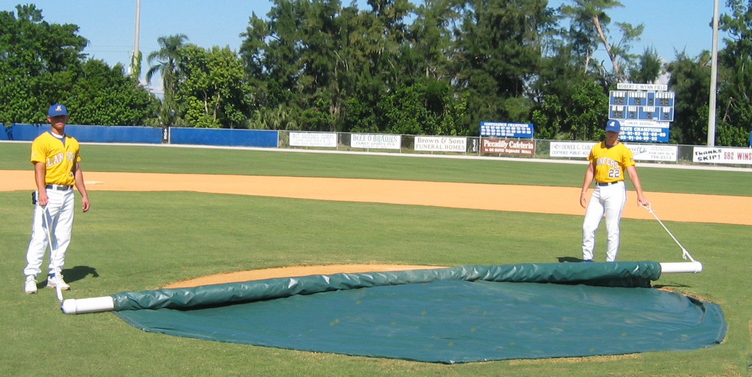 Installer Device for Mound, Home Plate and Base Covers